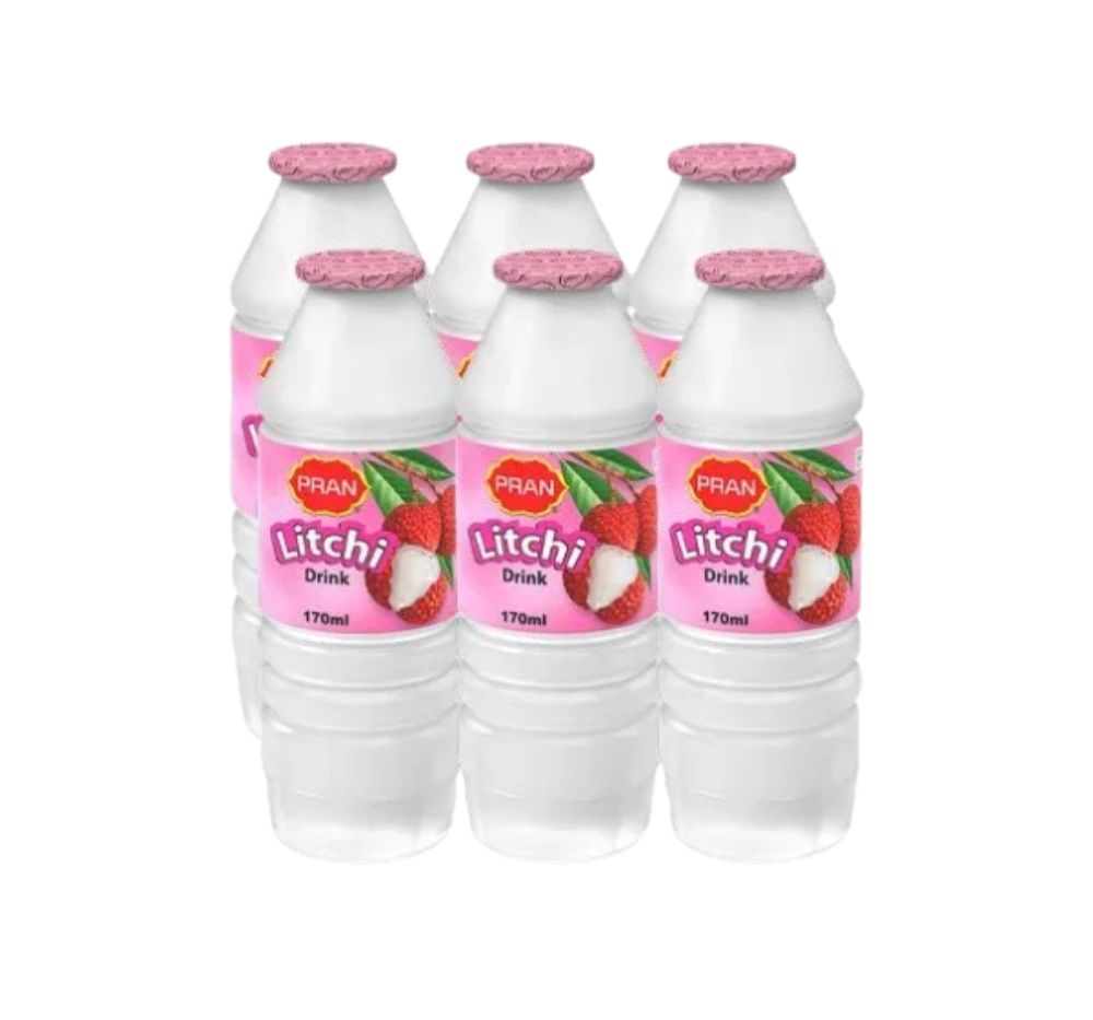 Pran Litchi Drinks 6 Pack