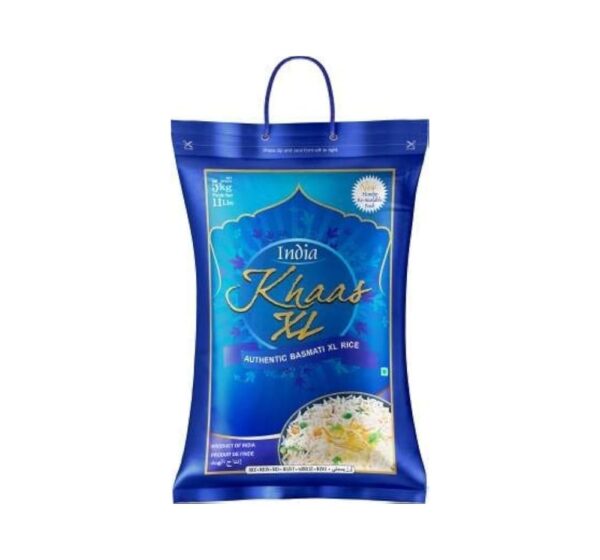 Khas Rice India Khas Blue Basmati Rice 5Kg – Heshela Supermarket